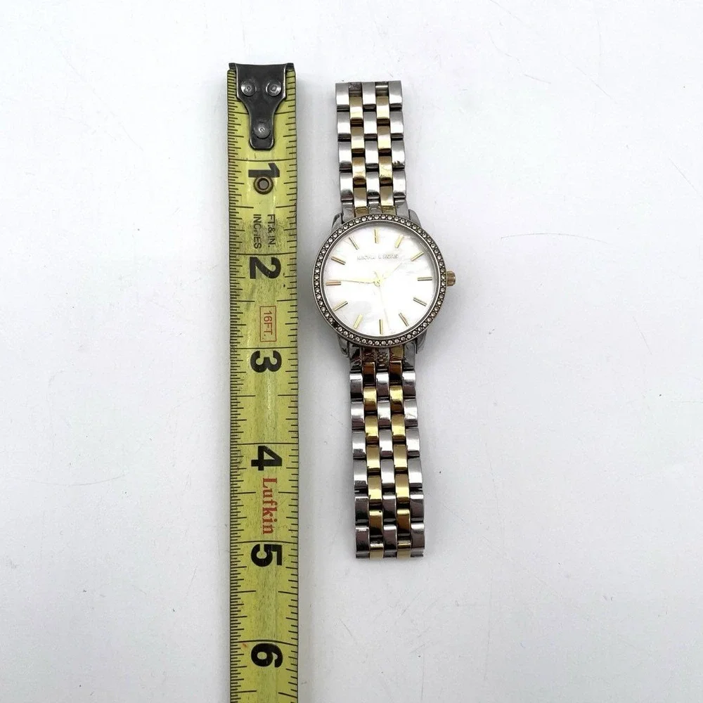 Michael Kors Women's Darci Watch MK-3139 Two-Tone Mother of Pearl Crystal Bezel